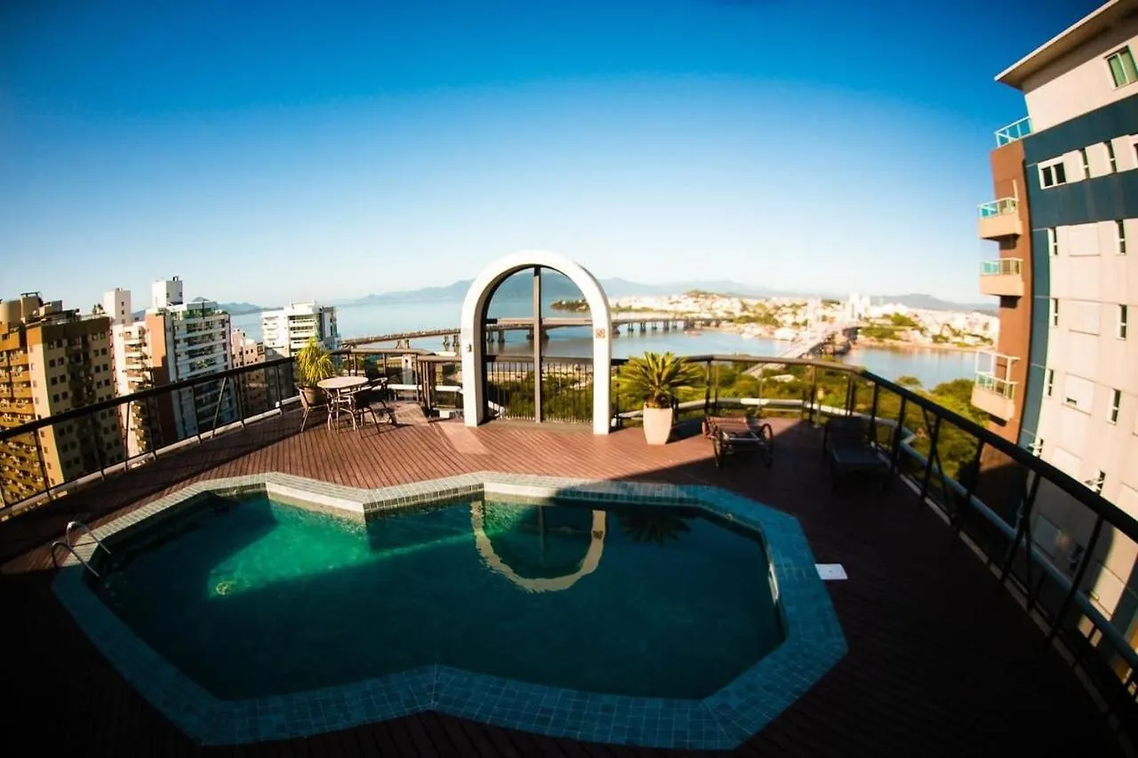 Piscina No Rooftop Com Vista Mar E Pontes #Ca22 Florianópolis Apartment